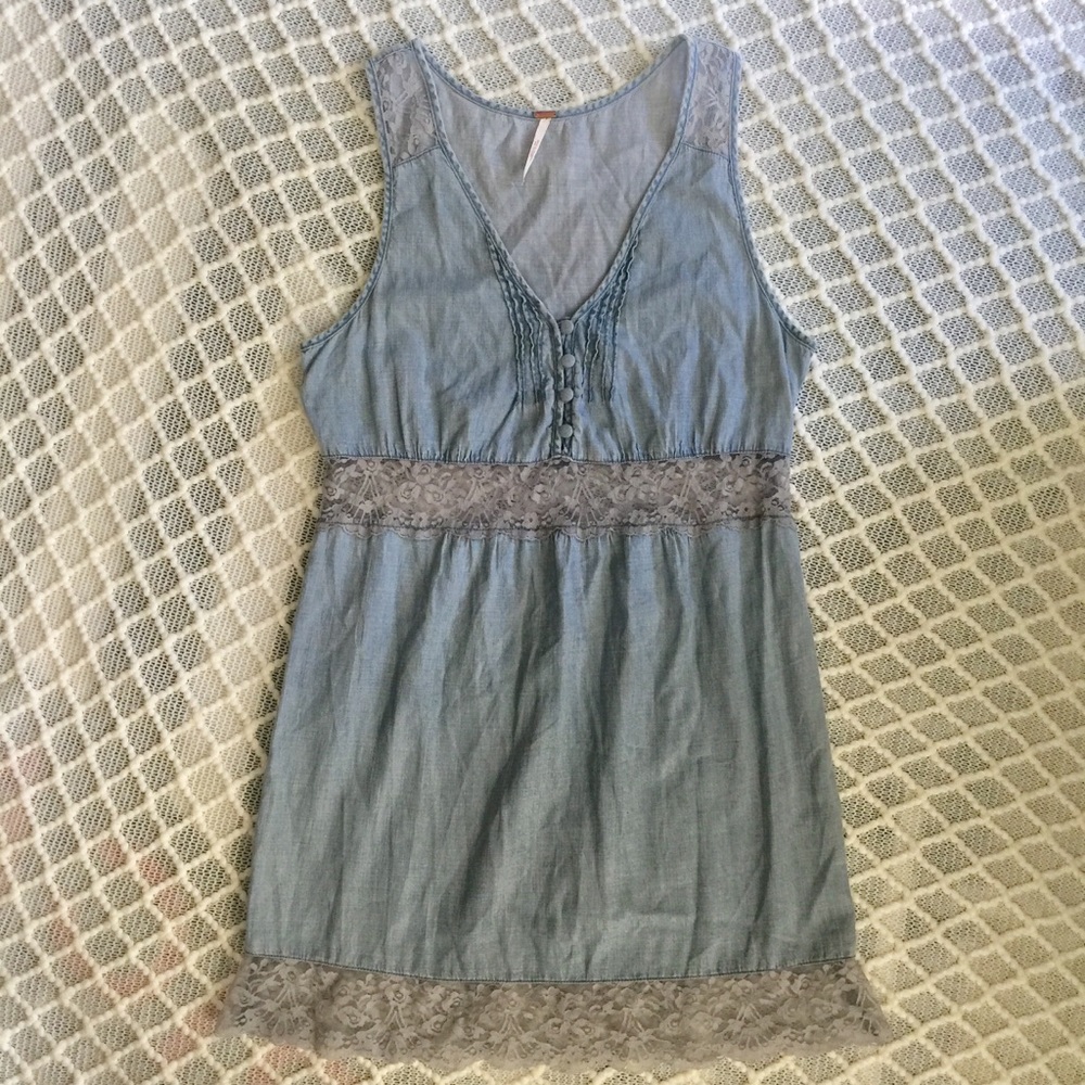 FREE PEOPLE denim dress